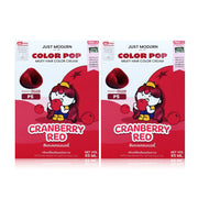 Modern Color Pop Milky Hair Color Cream 65ml x 2pcs #P5 Cranberry Red