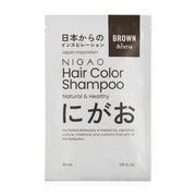 Nigao Hair Color Shampoo 30ml #Brown