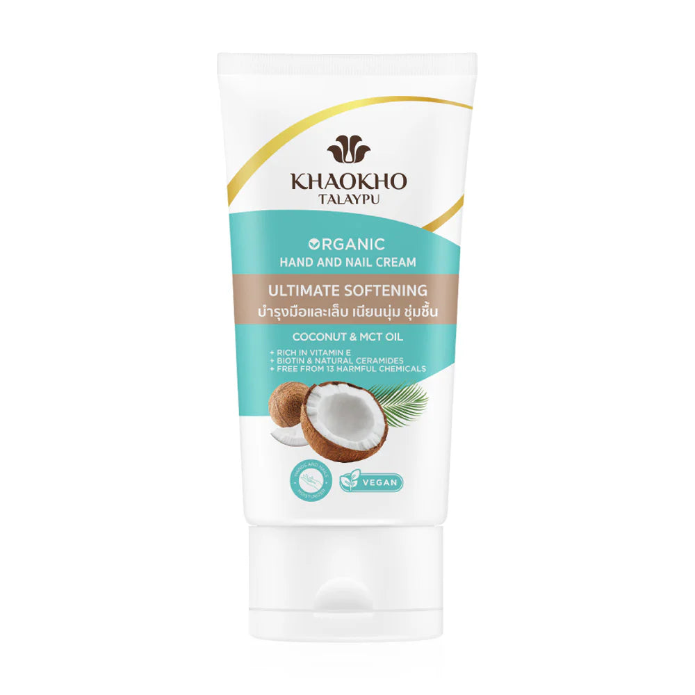 Khaokho Talaypu Hand and Nail Cream, Organic Coconut, 50ml