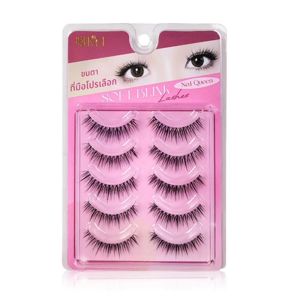 RINN Soft Blink Lashes 5 Pairs #01 Queen False Eyelashes