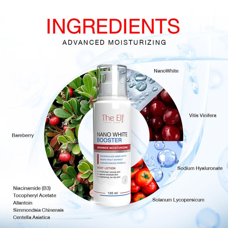 The Elf Nano White Booster Advanced Moisturizing Body Lotion 120ml