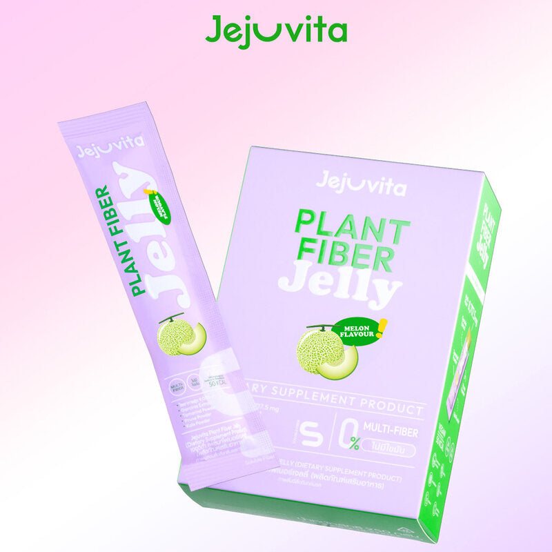 Jejuvita Plant Fiber Jelly 25g x 6pcs Melon Flavor