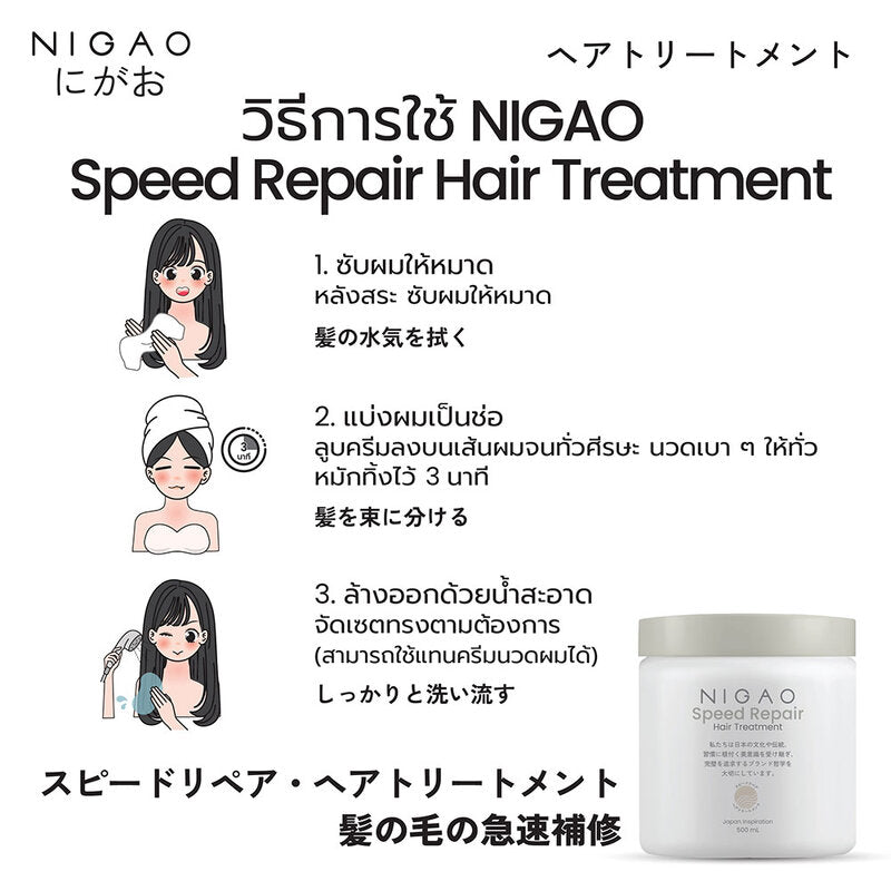 NIGAO Speed Repair Hair Treatment 500ml