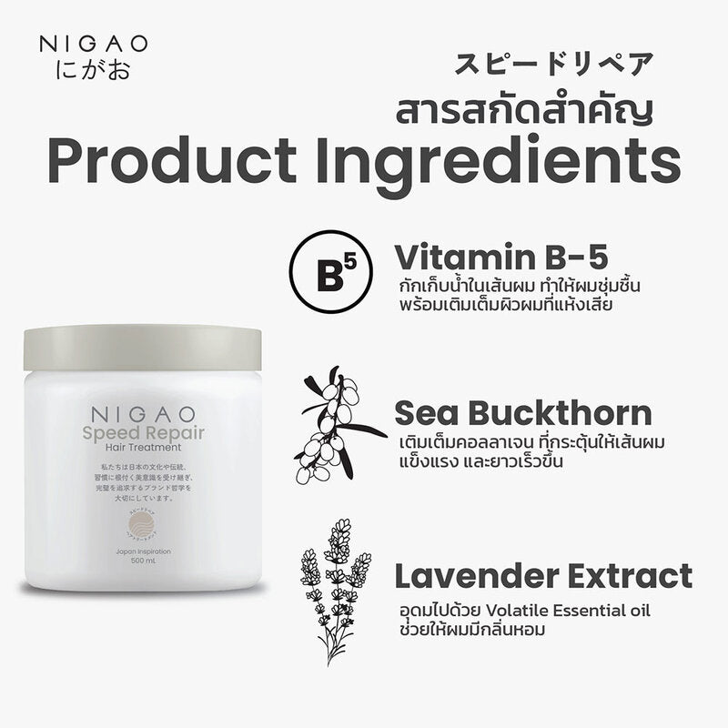 NIGAO Speed Repair Hair Treatment 500ml