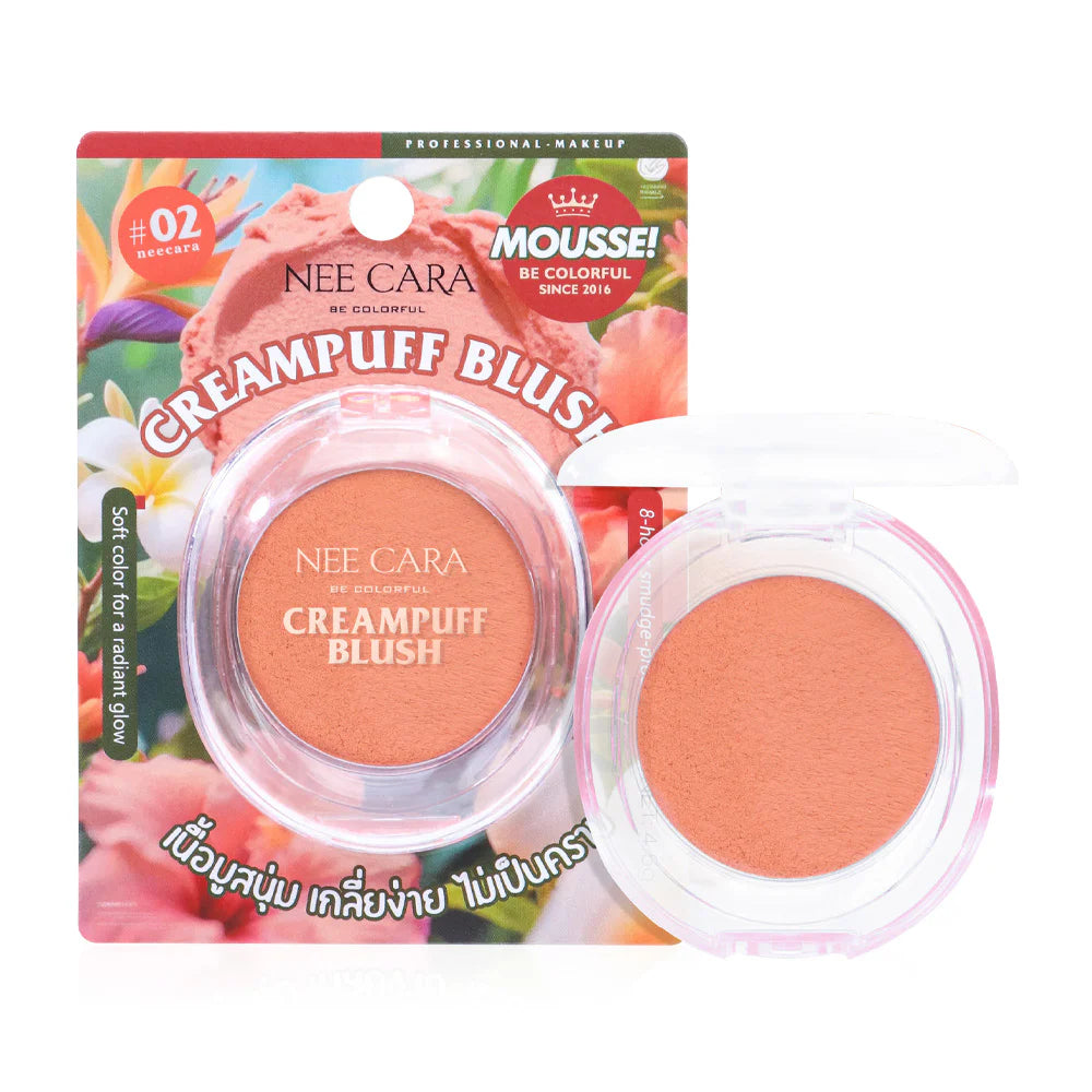 NEE CARA Creampuff Blush N401 4.5g #02 Tulip
