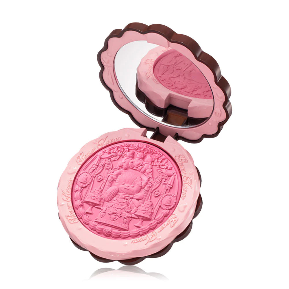 Flower Knows The Sweetie Bear Collection Silk Satin Blush 5g #04 Berry Parfait