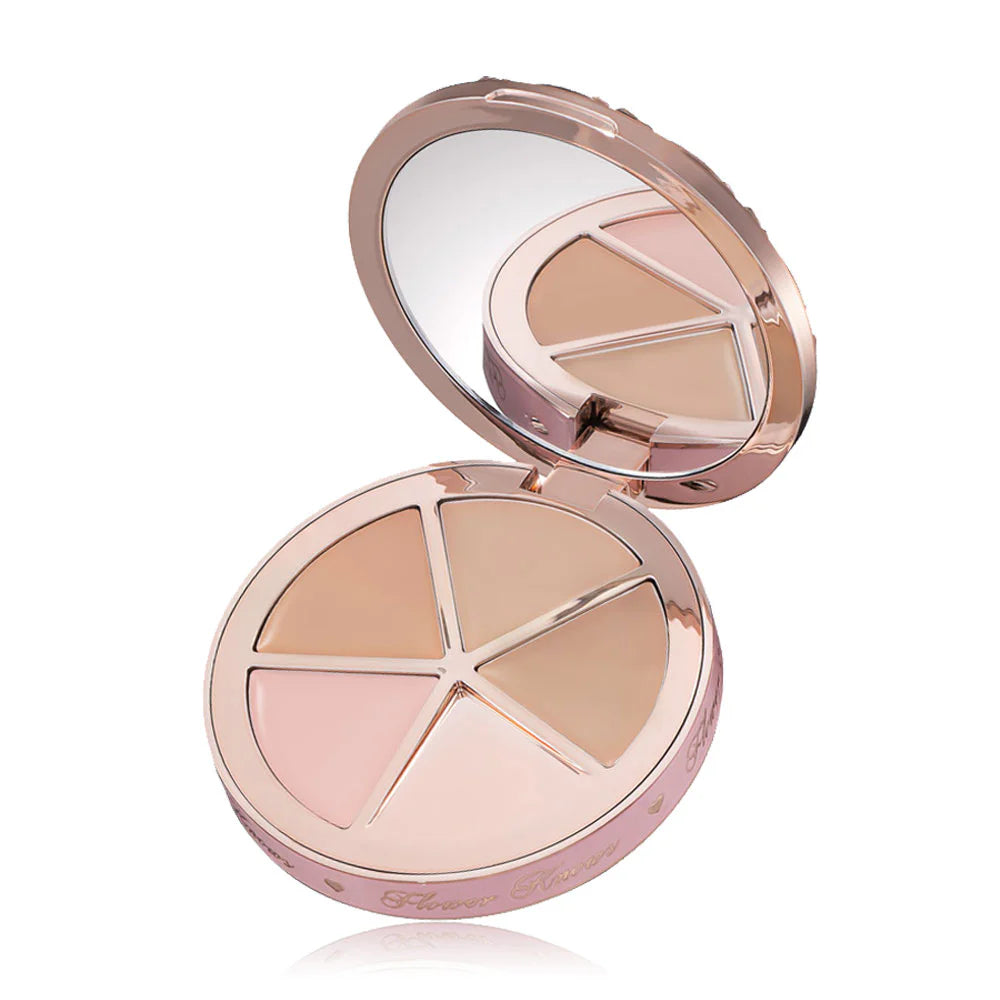 Flower Knows The Sweetie Bear Collection 4-Color Concealer Palette 6.4g #01 Strawberry Chocolate