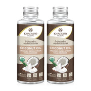 Khaokho Talaypu Pure Oil Coconut Edible Organic Cold-Pressed Pure Coconut Oil 100ml x 2pcs