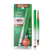 ODBO BQ Cover Dual-Ended Eyeliner Ink & Gel BQ0001 0.6g #02 Brown