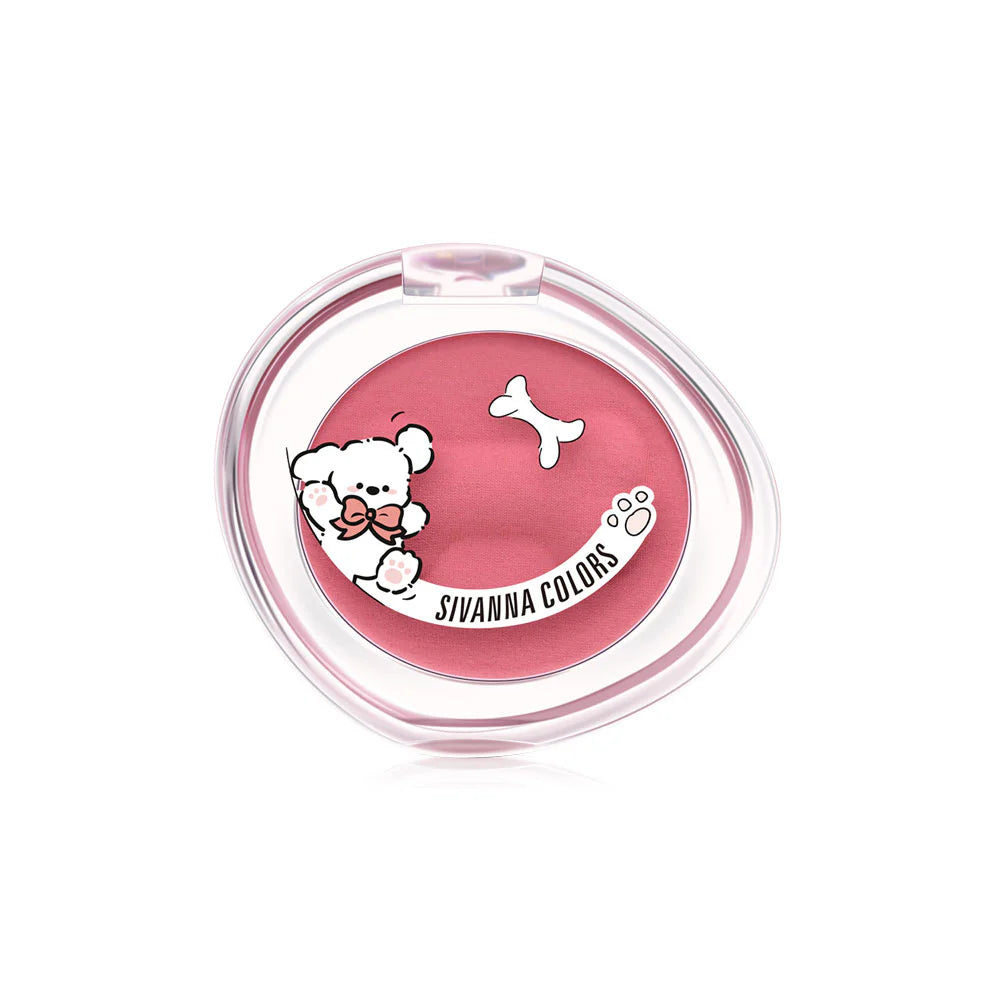 SIVANNA Colors Lively Puppy Blush Mud HF577 3.5g #02 Nude Lychee