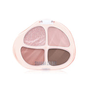 SIVANNA Colors Floating Light Four-Color Eyeshadow HF808 8.3g #01 Rosy Dew