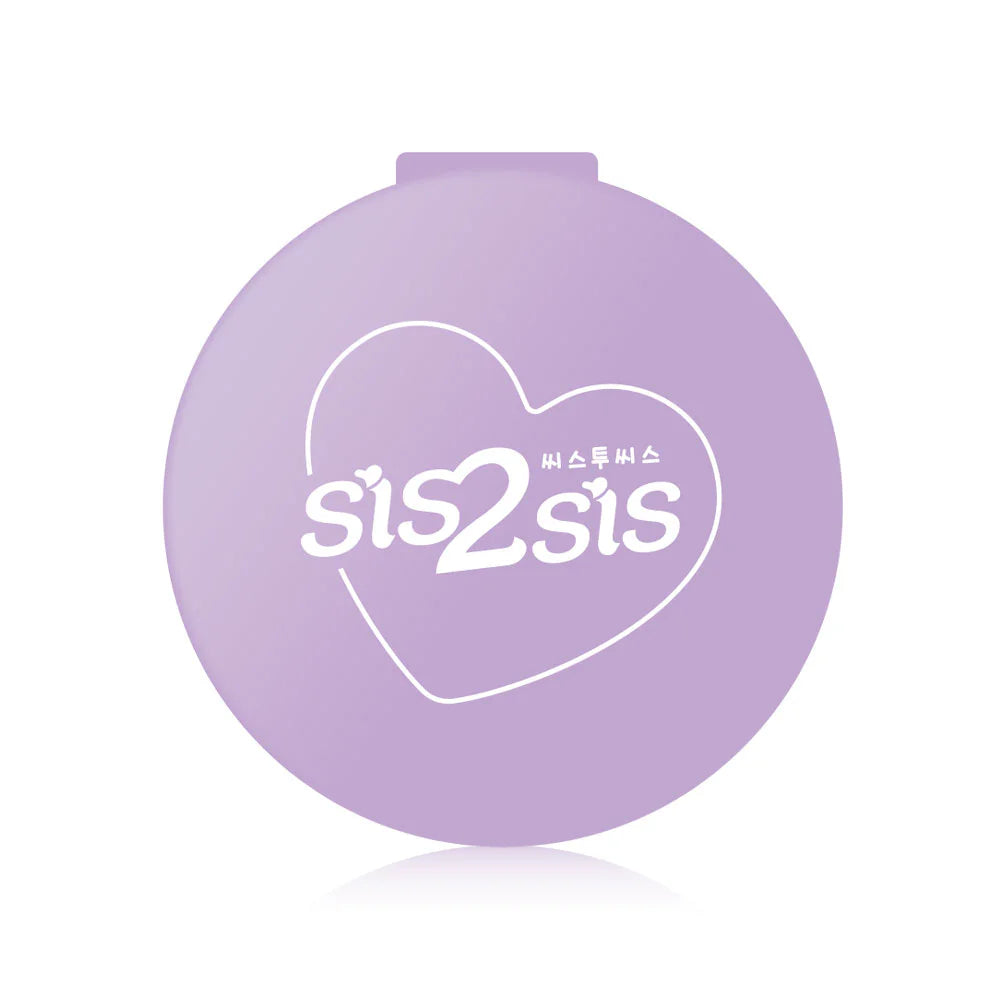 sis2sis Duo Glow&Bright Compact Powder 4.5g #Lavender & White Shimmer