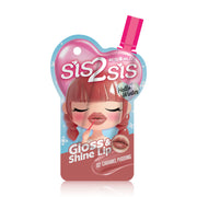 sis2sis Gloss & Shine Lip 2g #02 Caramel Pudding