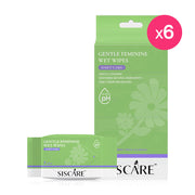 Siscare Gentle Feminine Wet Wipes 6pcs x 6 Packs