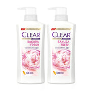 Clear Anti-Dandruff Sakura Fresh Shampoo 350ml x 2pcs