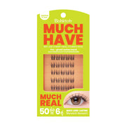 Bohktoh Pre-Glued Lashes Band 6 Pairs #Much Real