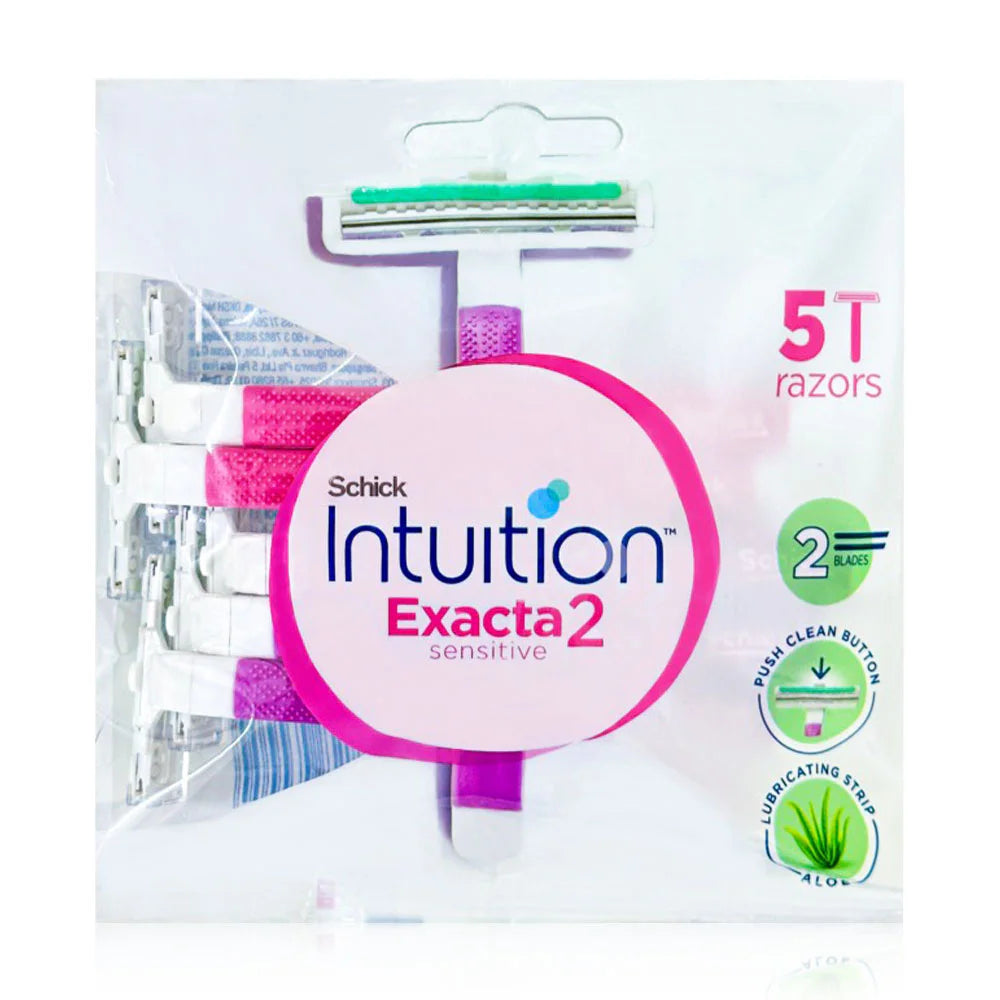 Schick Intuition Exacta 2 System Sensitive Razor 5pcs