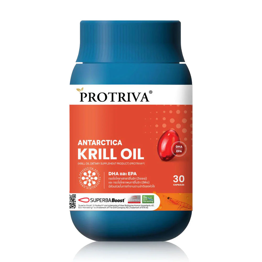 Protriva Antarctica Krill Oil Dietary Supplement 30 Capsules