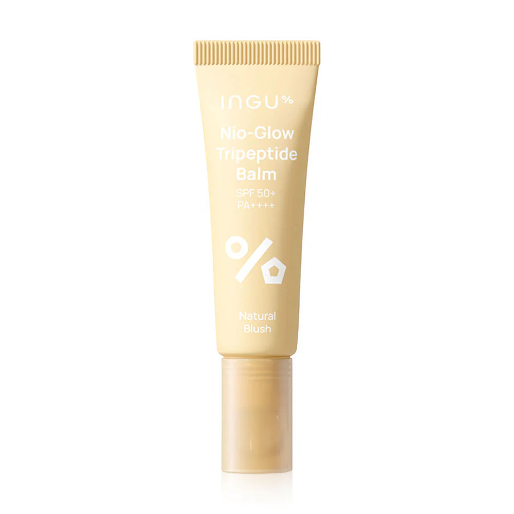 INGU Nio-Glow Tripeptide Balm SPF50+ PA++++ Lip Balm 10ml #Natural Blush