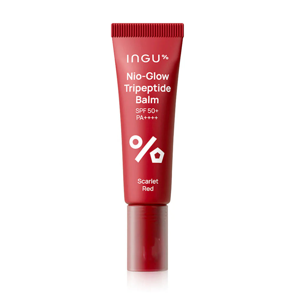 INGU Nio-Glow Tripeptide Balm SPF50+ PA++++ 10ml #Scarlet Red