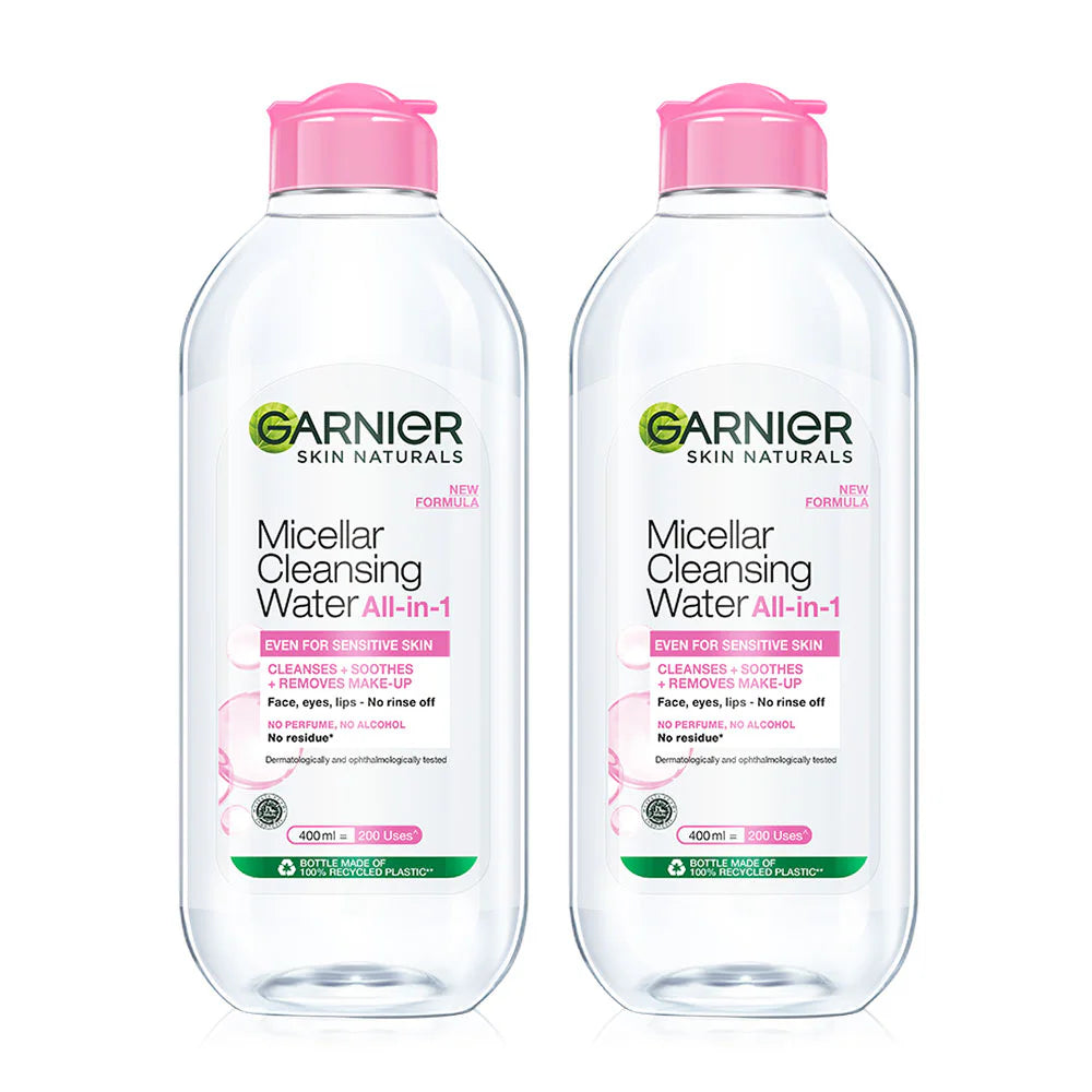 Garnier Micellar Cleansing Water 400ml x 2pcs