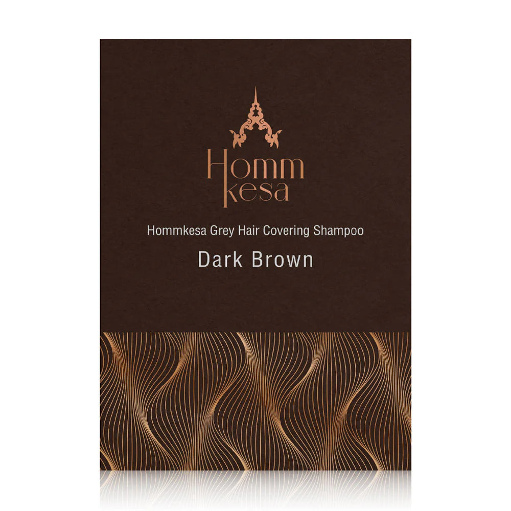 Hommkesa Grey Hair Covering Shampoo 30ml #Dark Brown