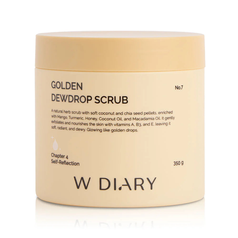 W Diary Golden Dewdrop Scrub 350g #No.7