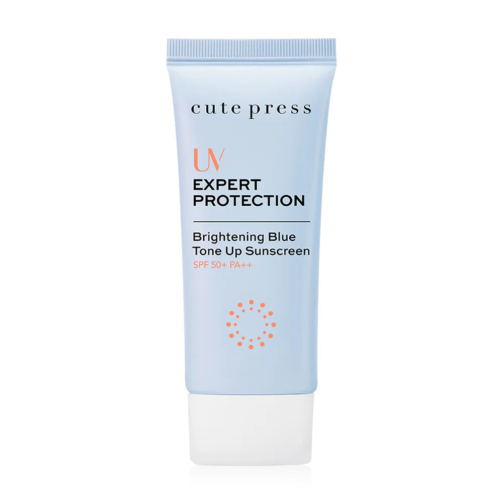 Cute Press UV Expert Protection Brightening Blue Tone Up Sunscreen SPF 50 PA 30g