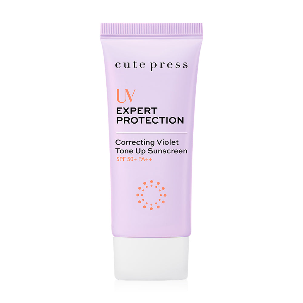 Cute Press UV Expert Protection Correcting Violet Tone Up Sunscreen SPF 50+ PA++ 30g