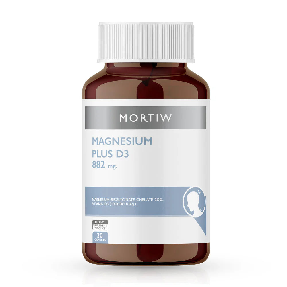 MORTIW Magnesium Plus D3 30 Capsules