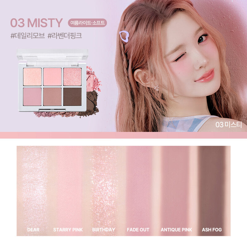 2aN Better Me Eye Palette 4.5g #03 Misty