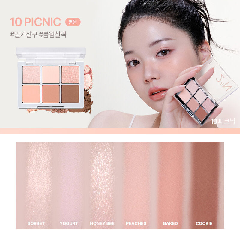 2aN Better me Eye Palette 4.5g #10 Picnic