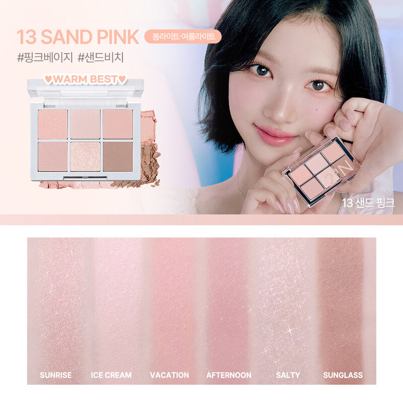 2aN Better Me Eye Palette 4.5g #13 Sand Pink