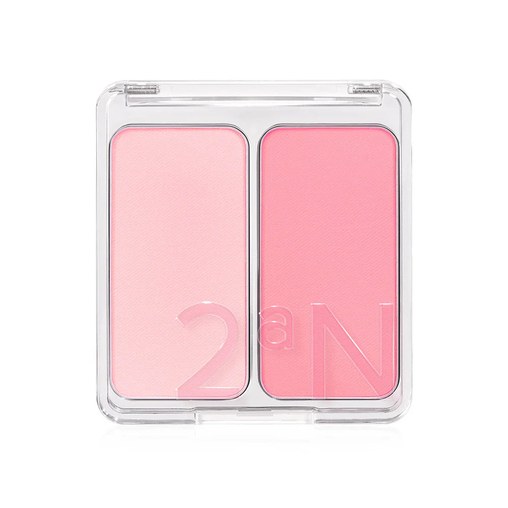 2aN Dual Cheek Blush 9.4g #17 Bubble Heart