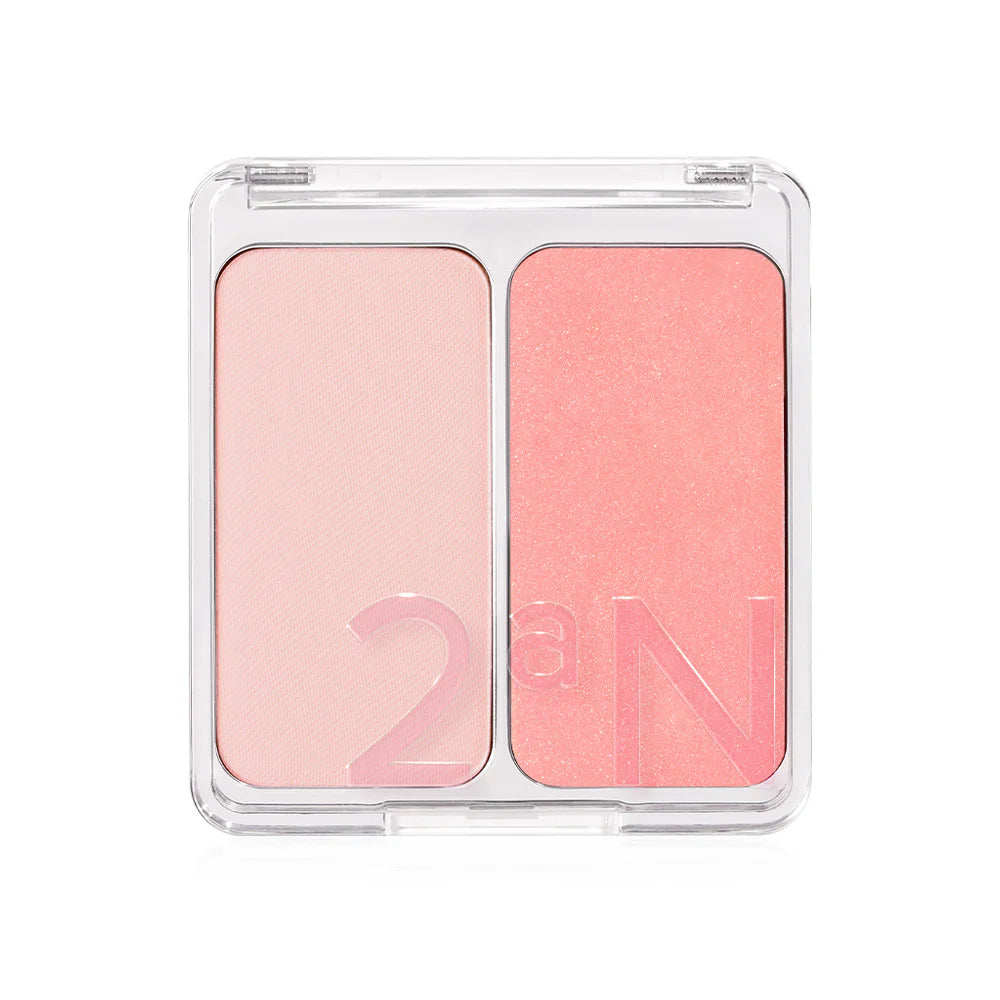 2aN Dual Cheek Blush 7.4g #11 Juicy Peach