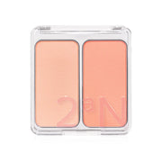 2aN Dual Cheek Blush 9g #07 Peach Fizz