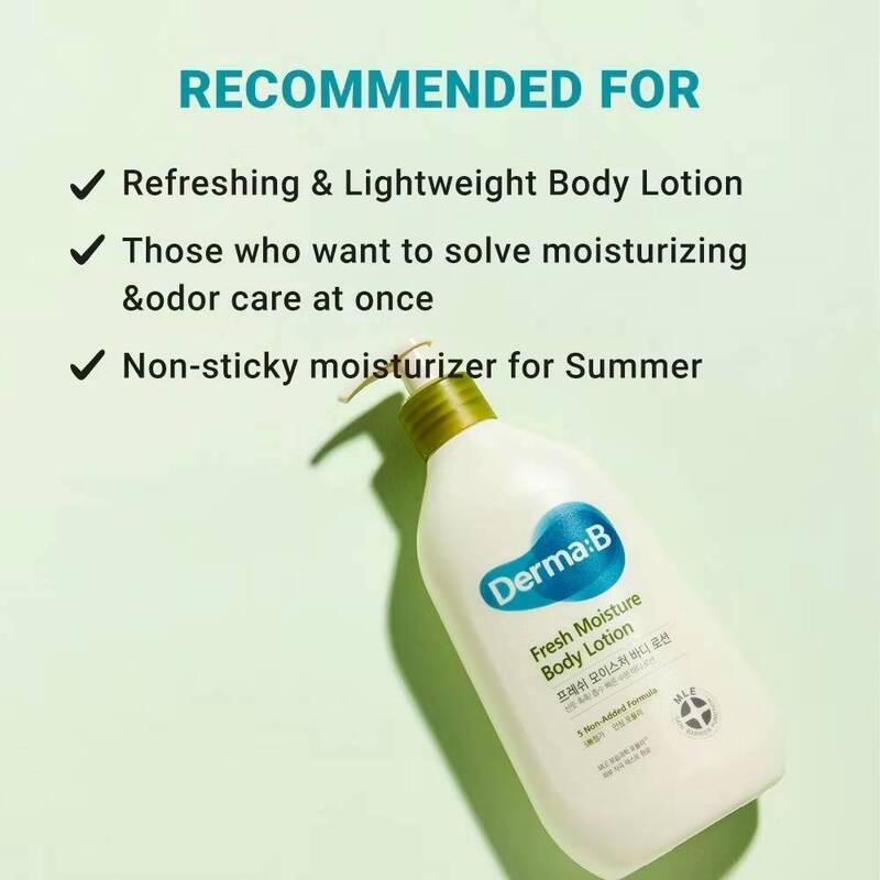 DERMA B Fresh Moisture Body Lotion 400ml