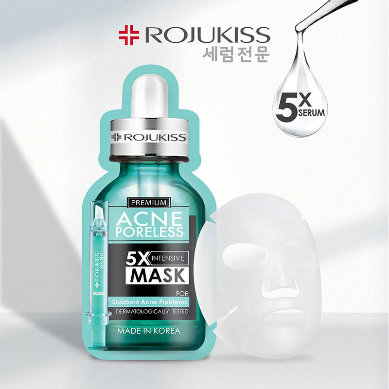 Rojukiss Acne Poreless 5X Intensive Mask 25ml x 3pcs