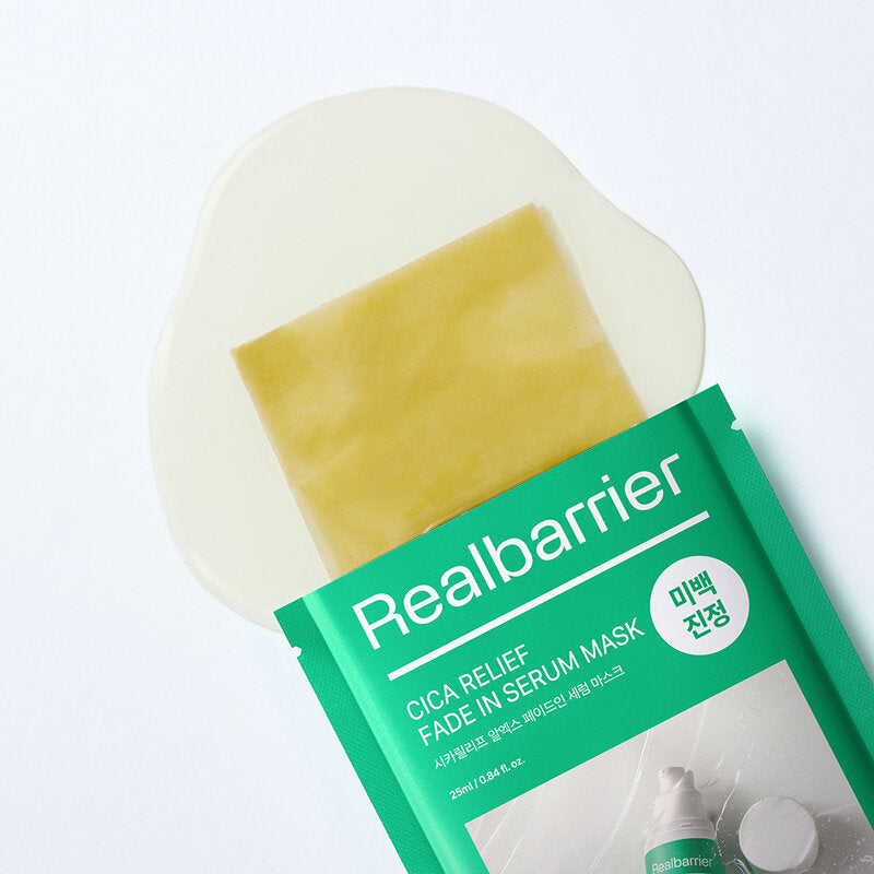 Real Barrier Cica Relief Fade in Serum Mask 25ml