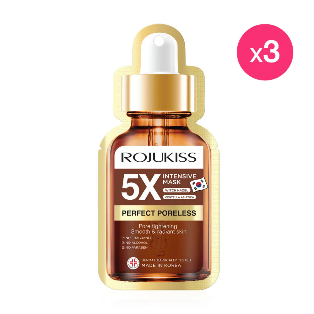Rojukiss Perfect Poreless 5X Intensive Mask 25ml x 3pcs