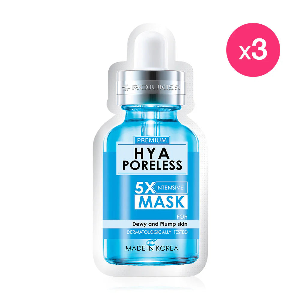 Rojukiss HYA Poreless 5X Intensive Mask 25ml x 3pcs