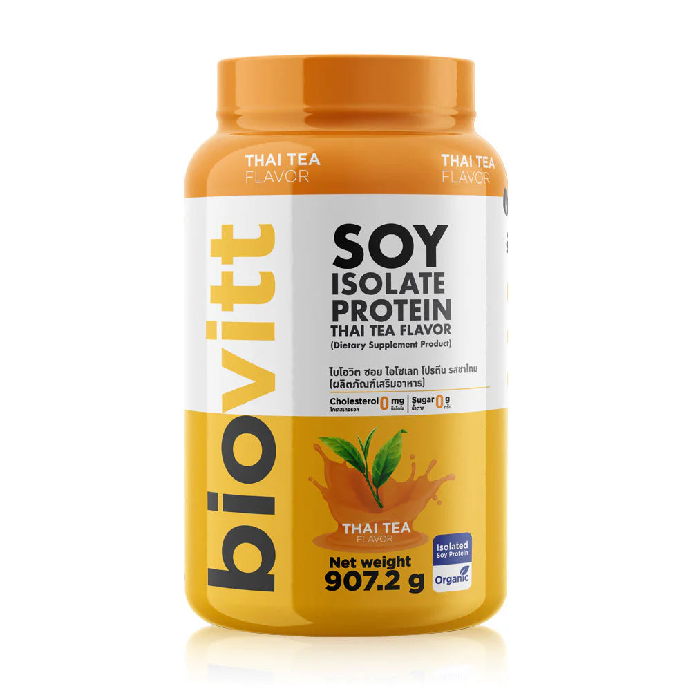 Biovitt Soy Isolate Protein Thai Tea Flavor 907.2g