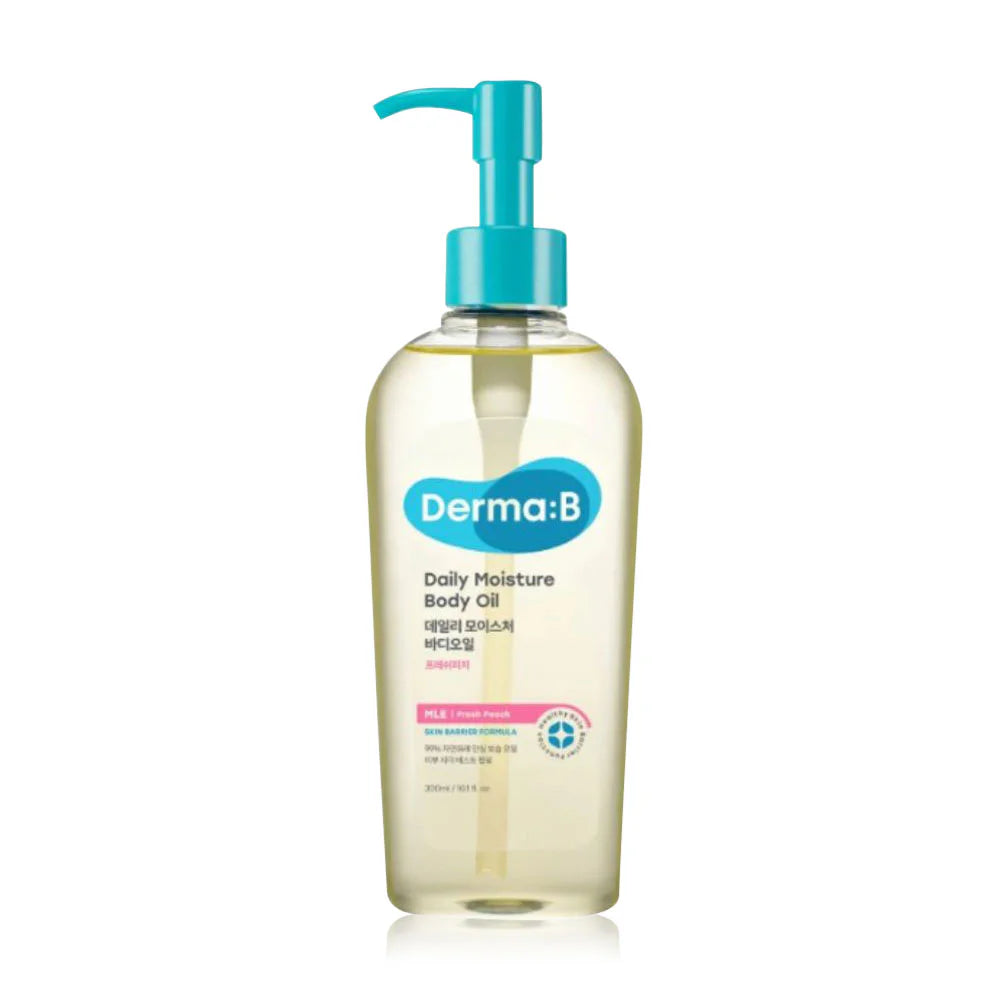 DERMA B Daily Moisture Body Oil Fresh Peach 200ml