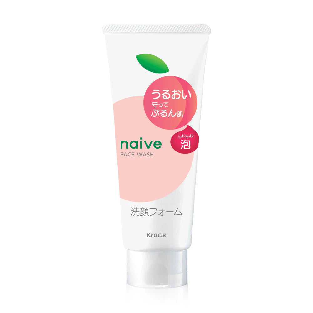 Naive Face Wash Foam 120g #Peach