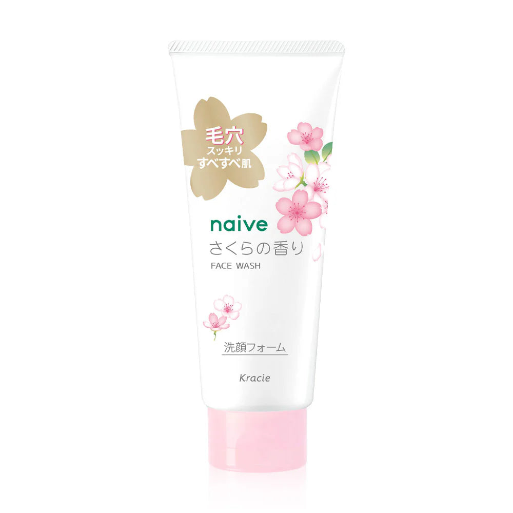 Naive Face Wash Foam 120g #Sakura
