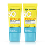 Garnier Super UV Cooling Watergel Sunscreen Vitamin C+ SPF50+ PA+++ 30ml x 2pcs