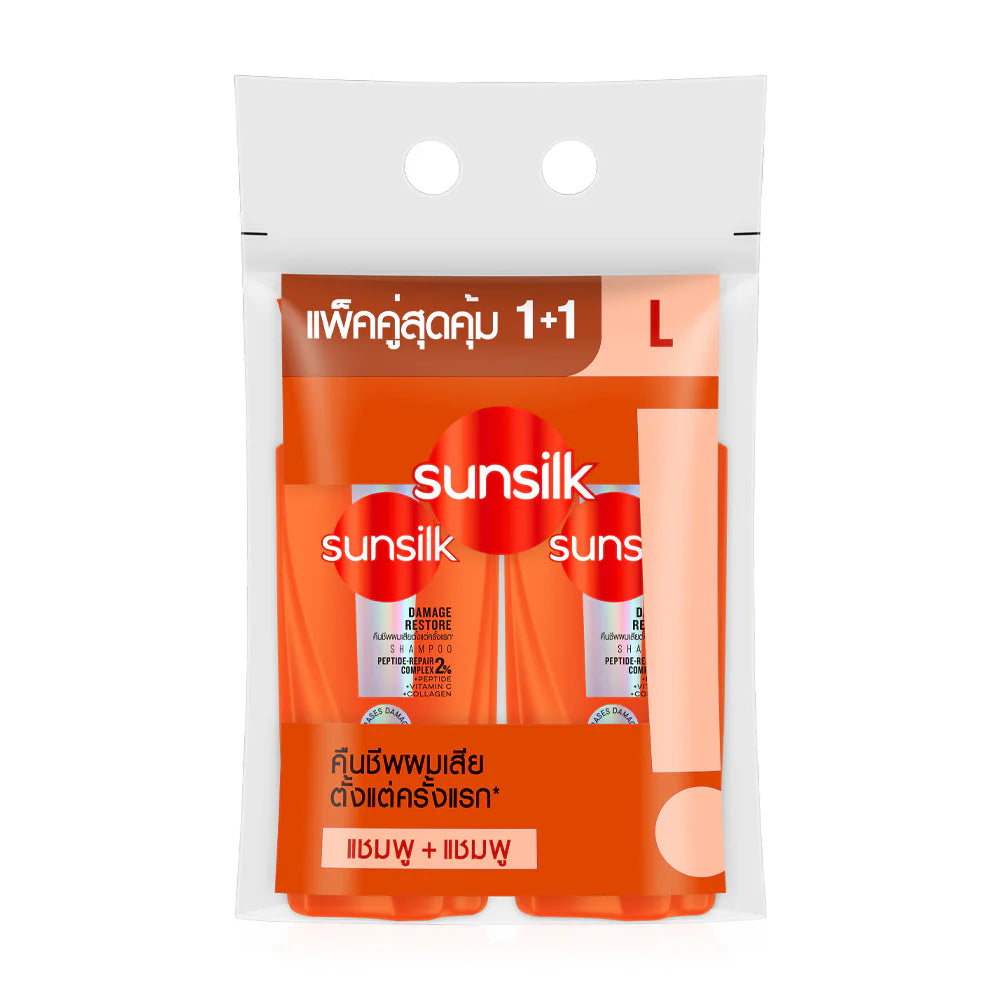 Sunsilk Damage Restore Shampoo 325ml x 2pcs