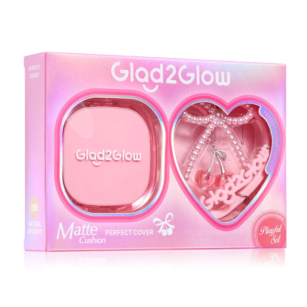 Glad2Glow Perfect Cover Cushion With Keychain 11g #00N Natural Affogato