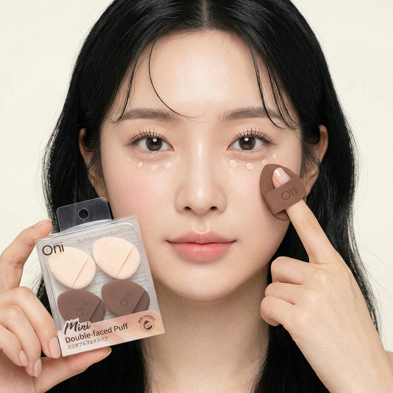 Oni Mini Double-faced Puff 4pcs