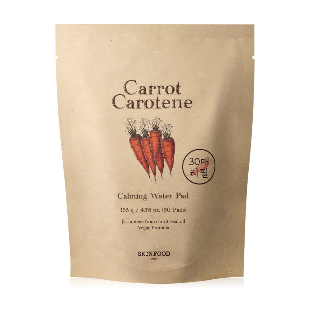 Skinfood Carrot Carotene Calming Water Pad Refill 135g [30 Pads]
